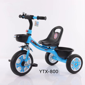 Triciclo per bambini a <span class=keywords><strong>3</strong></span> ruote per bambini triciclo interno/esterno con Push Bar giro su auto giocattoli per bambini - Product Image 2