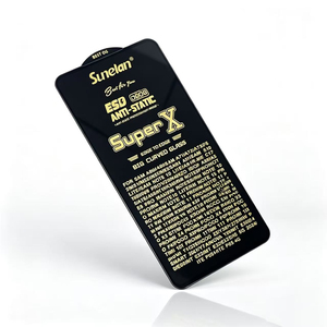 Protection d'écran en verre trempé antistatique Sunelan Super X 0,3 mm 9H bord à bord pour téléphones Samsung et téléphones iPhone - Product Image 1
