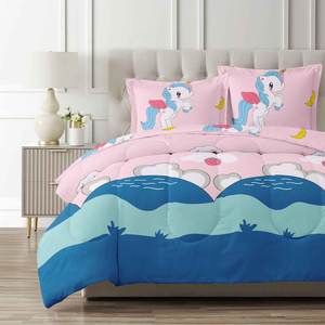 ファッションプリントキルトカバーODM/OEM寝具セットポリエステル枕カバーブルーパターン枕カバー - Product Image 1