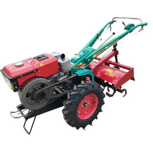 Hot Sale Farm Equipment Mini Plow 2 Wheel <b>Walking</b> Tractor with Disc Plough <b>Machine</b> - Product Image 3