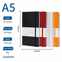 Stock disponible, pour négociations professionnelles, carnet en similicuir avec sangle, plusieurs couleurs, pour notes de cours, direct usine