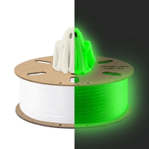 Filament PLA Newmars3DP qui brille dans le noir, emballage en carton soigné, 1,75 mm, 1 kg, vert fluorescent, PLA lumineux 1,75 mm, filament haute luminosité - Product Image 1