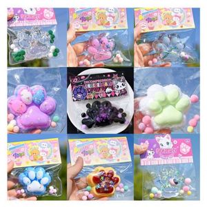 2025 New Design Ultra Soft Jumbo Size Cat Paw <b>Squishy</b> Toy Sensory Fidget Stress Relief Kawaii <b>Squishy</b> Ball Ultra Soft TPR - Product Image 5