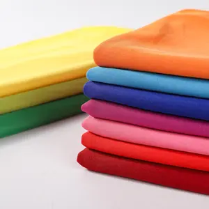 Tessuto a maglia fornitore a buon mercato tessuto indiano 100% poliestere interlock p/d tessuto per la fodera dell'egitto per il vestito