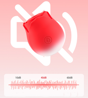 Neue Farbverlauf Farbe Rose Form Frau Saugen Rose Spielzeug Simulator Clitoralis Sucker Rose Vibrator und Absaugen für Frauen Sexspielzeug