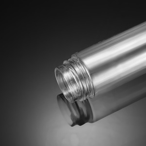 Botella de Plástico Transparente para Mascotas de 250 ml con Pajita Reutilizable para Cosméticos, Camping, Unisex - Product Image 3