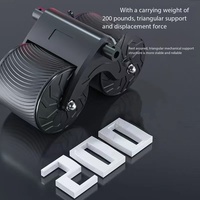 Oem Hot Selling Iron Automatic Rebound Untuk Roda Dengan Penyangga Siku Dan Alas Lutut Timer Untuk Penggunaan Gym Unisex