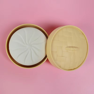 Unzip Toy Adult Kids Decompression Artifact <b>Light</b> TPR Steamed Stuffed Bun Slow Rebound <b>Music</b> Simulation Big Bun Squeezing 8x8cm - Product Image 2