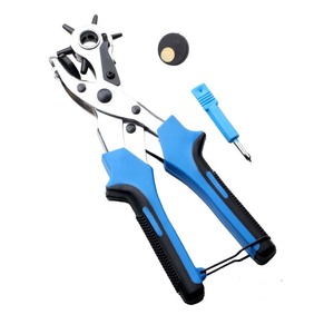 <b>Leather</b> Punch <b>Tool</b> 1.5Mm Hole Punch For Watch Strap Belt DIY Manganese Metal Drilling Punch Pliers With Adjustable Handle - Product Image 3