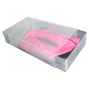 Storage Stackable Drawer Foldable Thick Storage Shoes Organizer Stackable Plastic Boot Storage Box With A Drawer