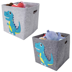 Grand panier de <span class=keywords><strong>rangement</strong></span> en feutre avec tête de dessin animé coloré pour jouets en <span class=keywords><strong>peluche</strong></span> - Product Image 6