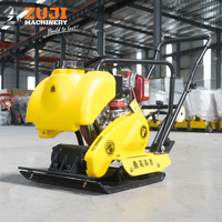 Compacteur à plaque vibrante durable ZUJI PC90 homologué CE, moteur Honda/Yamaha/Lifan, haute efficacité de compactage, asphalte, gravier, route