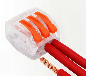 Conector de Cable Eléctrico Nuevo WZOODQ, Bloque de Terminales de Cableado Rápido, Sin Pelar, Rotura No Destructiva, <span class=keywords><strong>1P</strong></span>, Cobre y Latón - Product Image 6