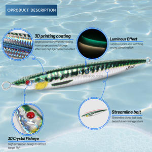Appâts de pêche en mer imprimés 3D japonais Little Jack UV Boat JIG87-150g180g métal Jig leurre pour <span class=keywords><strong>thon</strong></span> d'eau salée pour la pêche en lac - Product Image 2
