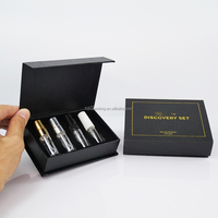 Flacons de parfum miniatures ronds transparents rechargeables de 3 ml, échantillons de parfum en verre de qualité de 5 ml
