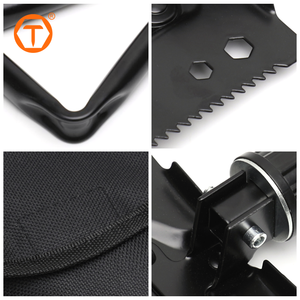 مجرفة صغيرة قابلة للطي شديدة التحمل من الفولاذ الكربوني، مجرفة حفر قابلة للطي للاستخدام في حالات الطوارئ للسيارات على الطرق الوعرة - Product Image 3