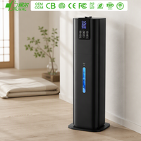 RUNAL Humidificateur d'air ultrasonique intelligent Tuya à brume froide de 8 litres, grande capacité, sur pied, avec lumière LED pour la maison