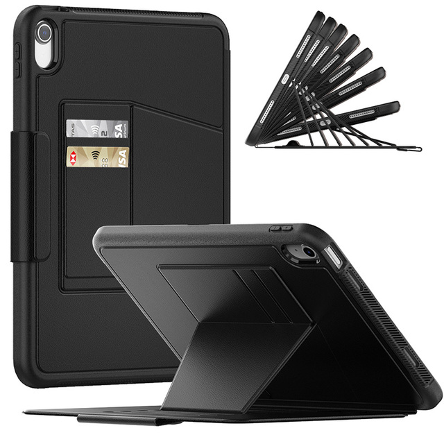 Cover for iPad 10th Generation 10.9 Inch 2022 Rugged Full Body protection Pu and Plastic Hybrid Combo case