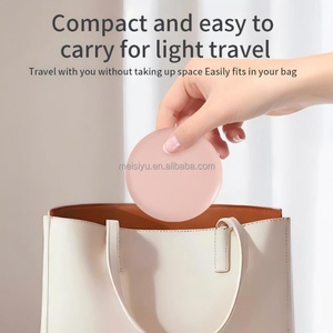 Espejo de Maquillaje LED de Marca Privada, 3 Colores, Mini Espejo Cosmético Disponible, Espejo LED Recargable - Product Image 6