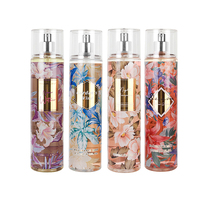 Brume corporelle parfumée romantique pour femme, senteur florale longue durée rose, lys et noix de coco, 250 ml