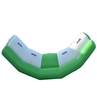 Balançoire aquatique gonflable d'été pas chère pour la mer, jeu sportif de lac, parc aquatique, en TPU/PVC, marque HUAAO