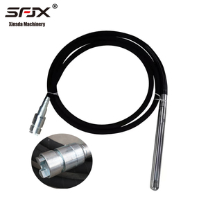 SFJX Internal Concrete <b>Vibrator</b> Poker Pneumatic 2 Claw <b>Coupling</b> Metal Shaft Black Hose - Product Image 1