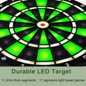 Win.max Best Home Dart Scoreboard Jeux basés sur la lumière Green Segment Colors <span class=keywords><strong>Jeu</strong></span> de fléchettes électronique avec 6 fléchettes pour les réunions de famille - Product Image 4