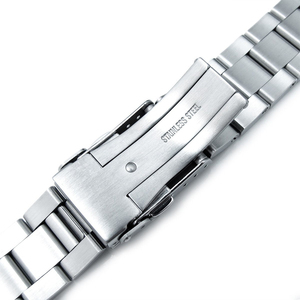 <span class=keywords><strong>Correa</strong></span> de <span class=keywords><strong>Reloj</strong></span> de Acero Inoxidable 316L con Eslabones Fijos con Tornillo, Tipo de 3 Micro Orificios, Ajustable y Cepillada - Product Image 5