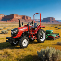 Fabricant Vérifié Certifié ISO Innovi YTO Diesel Tracteur Mini Polyvalent 4x4 Robuste 50CV pour Jardin et Ferme avec Boîte de Vitesses et Pompe