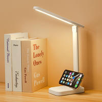 Lampe de bureau pliable multifonctionnelle à prix avantageux, batterie rechargeable 800 mAh, cadeau pour étudiant, protection des yeux, lampe de bureau LED pour l'apprentissage