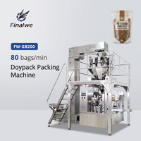 Machine d'emballage rotative à 8 stations à grande vitesse Finalwe pour noix, graines et sachets Doypack