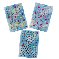Carnet à spirale de haute qualité avec couverture rigide transparente, imprimé en 4 couleurs - 80 feuilles, fournitures scolaires tendance, vente chaude