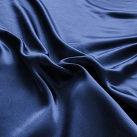 Parure de draps de luxe en soie glacée – Draps de lit en polyester satiné couleur unie