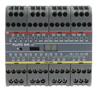 2TLA020070R1700 Contrôleur de sécurité Pluto B46 v2, 24V DC, écran LCD 7 segments, 24 entrées, 6 sorties, bornes à ressort, IP