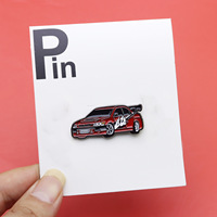 Nouveau métal mexicain nouvelle époque décoratif chapeau épingles de voiture en gros classique forme de voiture émail doux Badge épingles en Stock