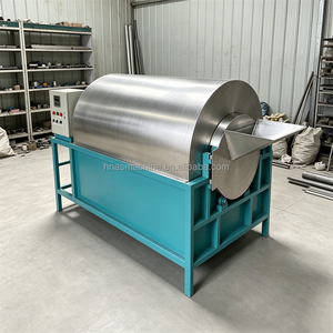 Machine <span class=keywords><strong>de</strong></span> torréfaction rotative à tambour électrique 500 kg/h pour <span class=keywords><strong>noix</strong></span> et équipement <span class=keywords><strong>de</strong></span> séchage des <span class=keywords><strong>noix</strong></span>, sécheur rotatif pour arachides - Product Image 2