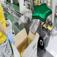 Machine d'emballage en aluminium pour confiseries en forme d'étoile 3D, haute efficacité, entièrement automatisée, sur mesure