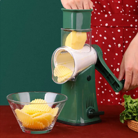 Keuken Gadgets Handleiding RVS Mandoline Snijder Voedselverwerker Hakselaar Snijder Fruit Groente Rasp Snijder Hakmes