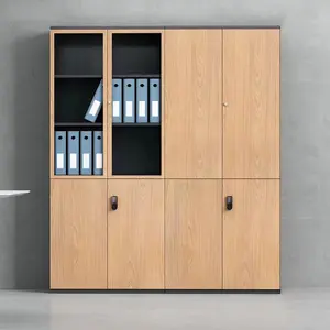 Новый металлический шкаф из нержавеющей стали стеклянный современный офисный шкаф