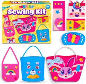 Kit di <span class=keywords><strong>Attività</strong></span> Educativo per Bambini con Unicorno Arcobaleno, Forniture per Artigianato Personalizzate, Borsa in Feltro Fai-da-Te - Product Image 2