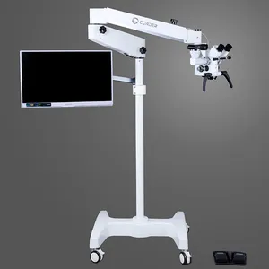Diş stomatoloji oral maxillofacial cerrahi stereo benzer cerrahi mikroskop fiyatları ile ccd kamera zoom objektifi 510 6A