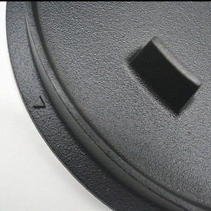 Olla Holandesa Grande <span class=keywords><strong>de</strong></span> Hierro Fundido <span class=keywords><strong>de</strong></span> 12 Cuartos sin Recubrimiento, Apta para Horno, <span class=keywords><strong>Gas</strong></span> e Inducción, Ideal para Camping - Product Image 5