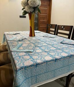 Mantel de Algodón de Lujo con 6 Servilletas, Perfecto para Banquetes de Boda, Restaurantes o Cenas en Casa, Suave, Lavable y Elegante - Product Image 3