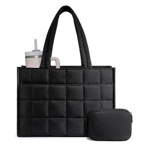 Nueva Llegada, Bolso de Mano para Portátil Acolchado de Nailon Ligero e Impermeable de 15.6 Pulgadas, con Bolso Pequeño - Product Image 1