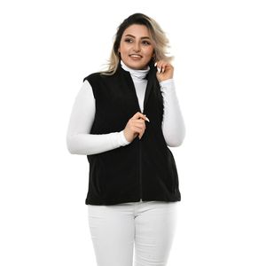 เสื้อกั๊กผ้าฟลีซสีดำสำหรับผู้หญิง ยี่ห้อเวเทร ไซส์พลัส 38-64 - Product Image 4