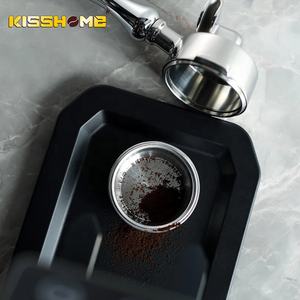 Accessoires pour <span class=keywords><strong>machine</strong></span> à expresso, outil de barista, panier de filtre à café sans fond en acier inoxydable 54 mm, 58 mm, 51 mm - Product Image 4