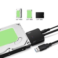 Convertitore cavo adattatore SATA USB3.0 cavo da USB 3.0 a SATA a 22 pin per disco rigido SSD HDD da 2.5 pollici e 3.5 pollici
