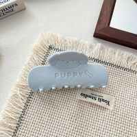 NOUVEAU – Pinces à cheveux en acétate de 10 cm, faites à la main, avec logo gravé, motif animal, pour femmes – Accessoires de mode coréens pour filles