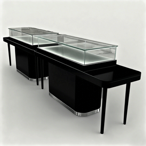 Moderne Rezeption Custom ized Holz schmuck Display <span class=keywords><strong>Showcase</strong></span> Antike Schmuck <span class=keywords><strong>Showcase</strong></span> Tisch mit Arbeits platte <span class=keywords><strong>Showcase</strong></span> - Product Image 4