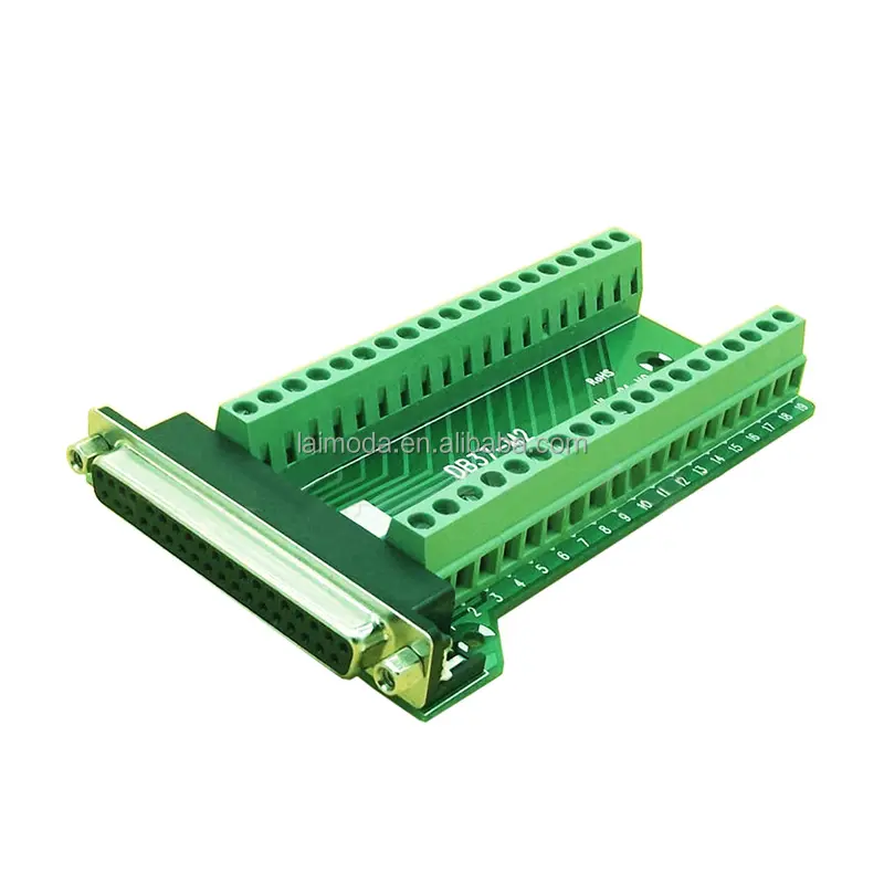 Laimoda Wholesale Welding free DIY RS232 D-SUB DB 37P Male and Female Connector Breakout Board